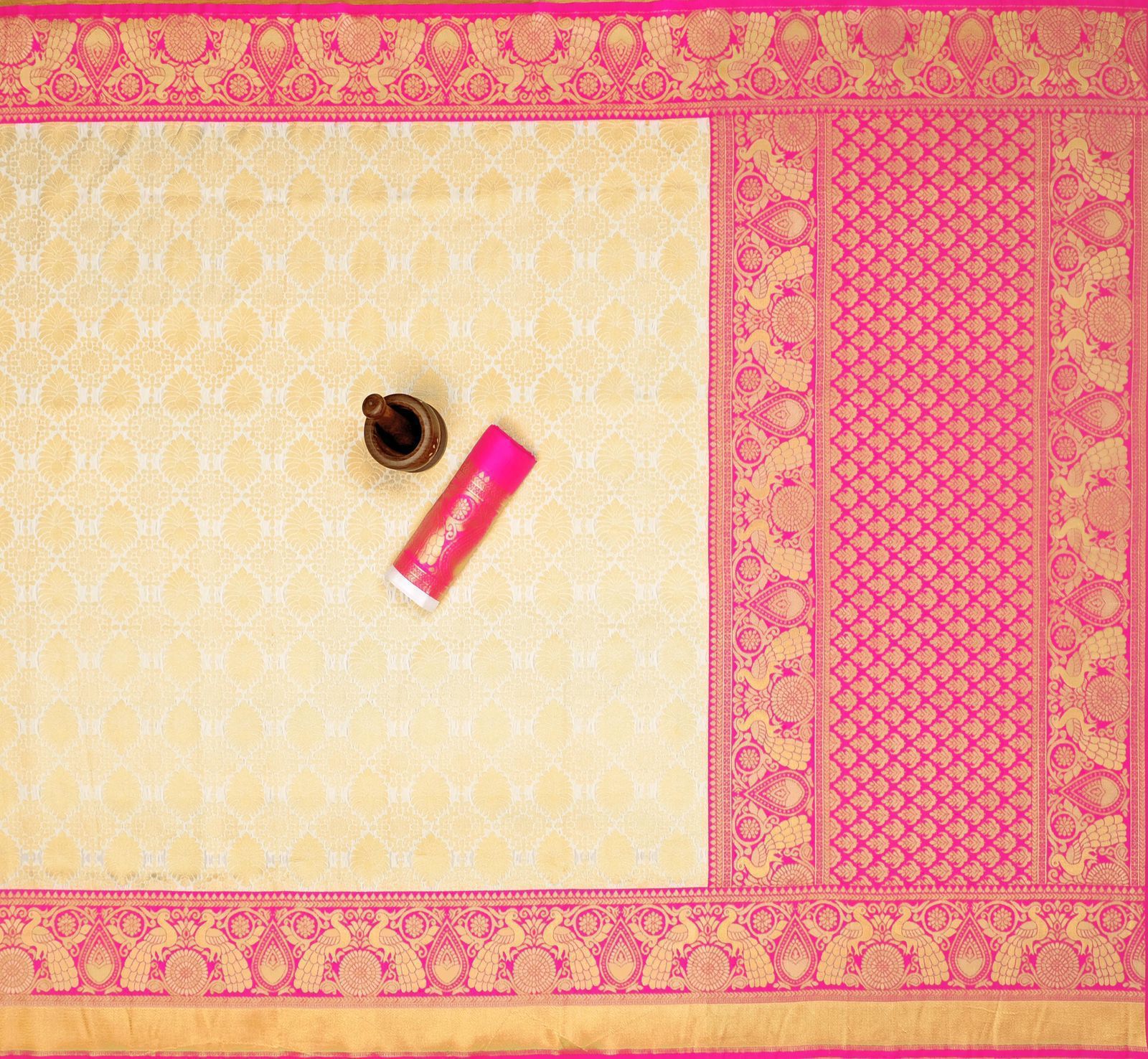 Beautiful Art Silk Jacquard Border Saree